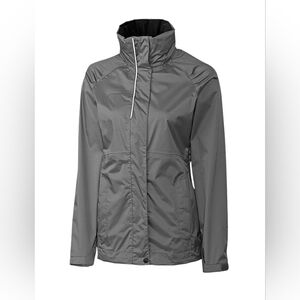 Cutter and Buck  Gray waterproof Hooded Jacket BWT